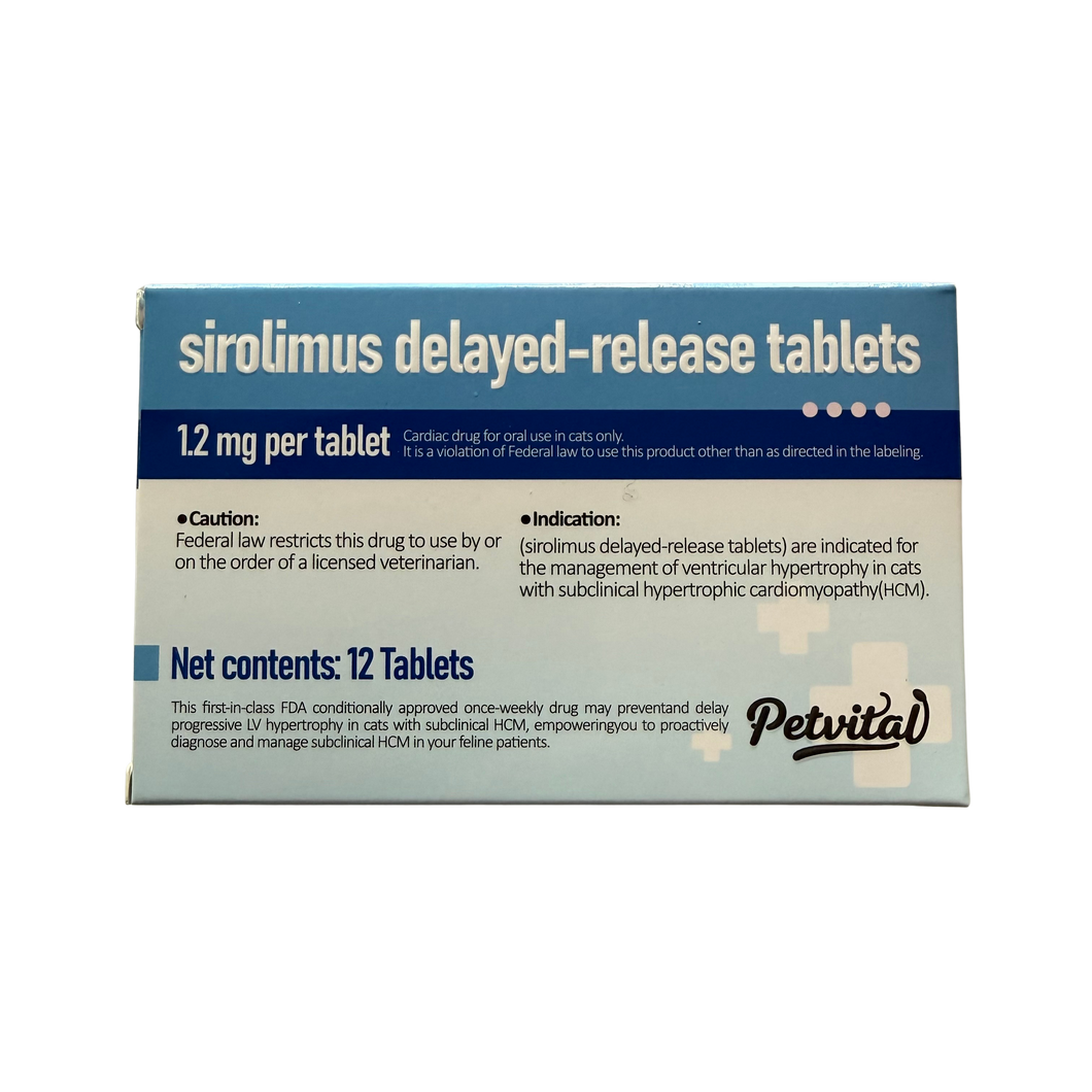 Rapamune (Sirolimus) - Immunosuppressant for HCM in Cats